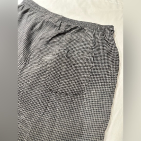 Schnayderman’s Linen plaid grey shorts L - Picture 3 of 7
